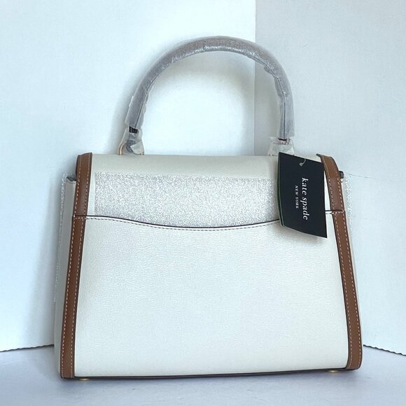 Kate Spade Katy Medium Top-handle Colorblock White Bag  Leather Crossbody - Picture 3 of 15